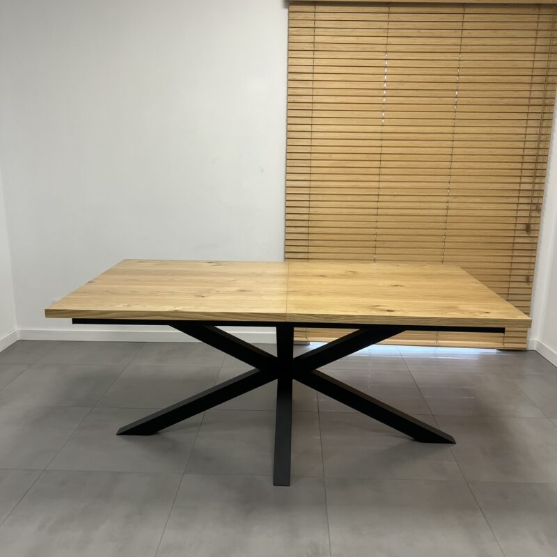 Stół ATLANTA XXL 180X100 + 5X50 NATURALNY FORNIR DĘBOWY BRUNAT 22-01 (2)