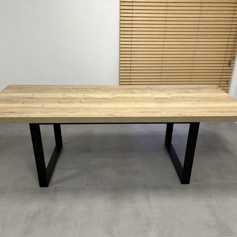 Stół KAIR 160X90 + 2X40 DĄB HALIFAX EGGER (1)