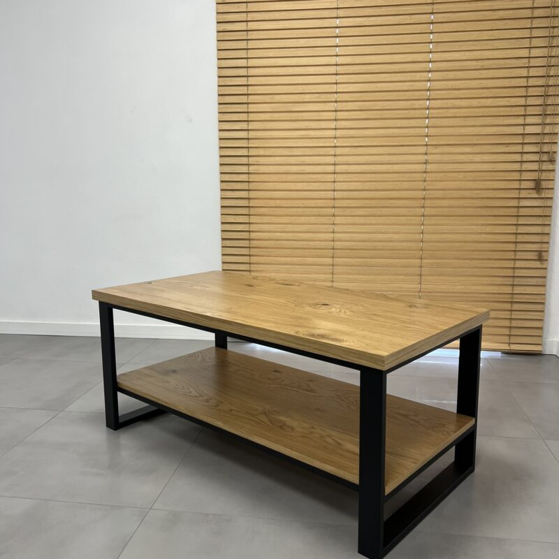 Stolik kawowy KAIR MINI z półką 120X60 WYS.52 NATURALNY FORNIR DĘBOWY BRUNAT 22-01 (7)